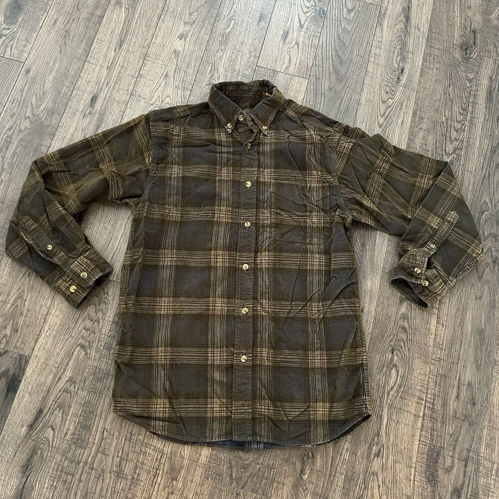 Clear Water Outfitters Men’s Shirt Medium Plaid‎ Textured Shacket Cabincore